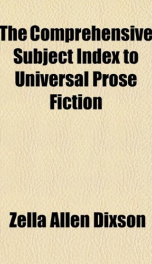 the comprehensive subject index to universal prose fiction_cover