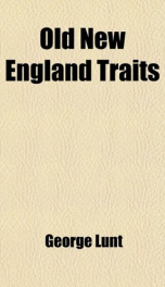 Old New England Traits_cover