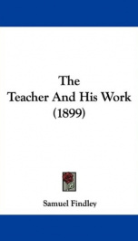 the teacher and his work_cover