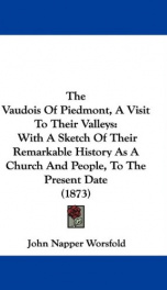 The Vaudois of Piedmont_cover