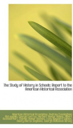 the study of history in schools report to the american historical association_cover