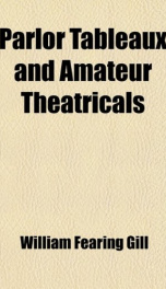 parlor tableaux and amateur theatricals_cover