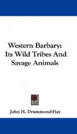 western barbary its wild tribes and savage animals_cover
