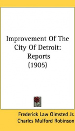 improvement of the city of detroit reports_cover