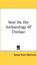 note on the archaeology of chiriqui_cover