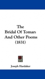 the bridal of tomar and other poems_cover