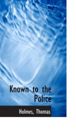 known to the police_cover