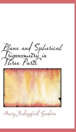 plane and spherical trigonometry in three parts_cover