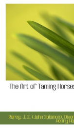 the art of taming horses_cover