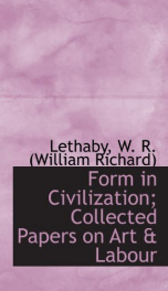 form in civilization collected papers on art labour_cover