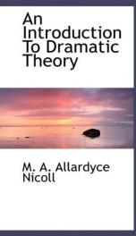 an introduction to dramatic theory_cover