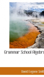 grammar school algebra_cover