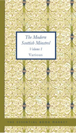 The Modern Scottish Minstrel , Volume I._cover