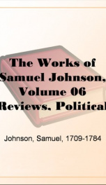 The Works of Samuel Johnson, Volume 06_cover