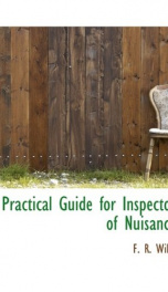 a practical guide for inspectors of nuisances_cover