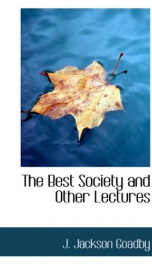 the best society and other lectures_cover