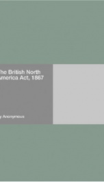 The British North America Act, 1867_cover