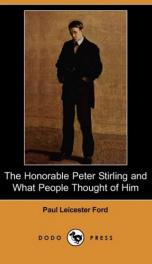 The Honorable Peter Stirling and What People Thought of Him_cover