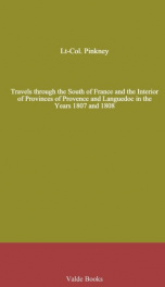 Travels through the South of France and the Interior of Provinces of Provence and Languedoc in the Years 1807 and 1808_cover