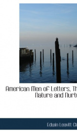 american men of letters their nature and nurture_cover