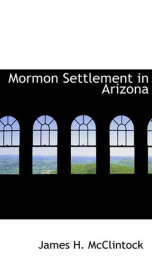 Mormon Settlement in Arizona_cover