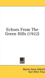 echoes from the green hills_cover