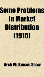 some problems in market distribution_cover