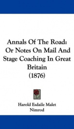 annals of the road or notes on mail and stage coaching in great britain_cover