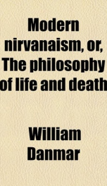 modern nirvanaism or the philosophy of life and death_cover