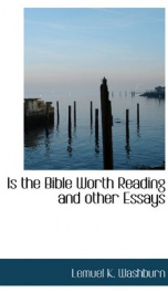 is the bible worth reading and other essays_cover