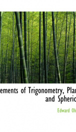 elements of trigonometry plane and spherical_cover