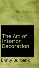 The Art of Interior Decoration_cover