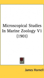 microscopical studies in marine zoology_cover