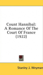 count hannibal a romance of the court of france_cover