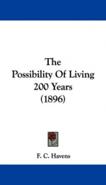 the possibility of living 200 years_cover