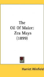 the oil of maize zea mays_cover