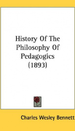 history of the philosophy of pedagogics_cover