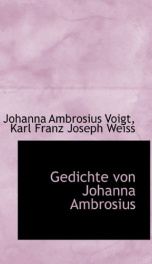 gedichte von johanna ambrosius_cover