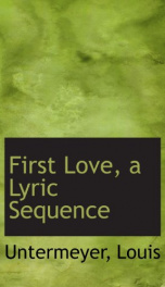 first love a lyric sequence_cover