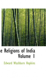 The Religions of India_cover