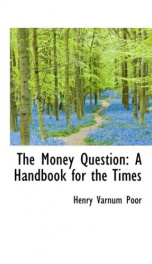the money question a handbook for the times_cover