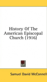 history of the american episcopal church_cover