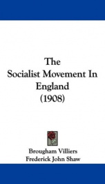 the socialist movement in england_cover