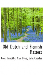 old dutch and flemish masters_cover
