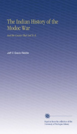 the indian history of the modoc war and the causes that led to it_cover