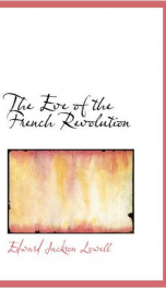 The Eve of the French Revolution_cover