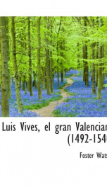 luis vives el gran valenciano 1492 1540_cover