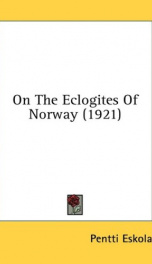 on the eclogites of norway_cover