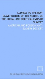 address to the non slaveholders of the south on the social and political evils_cover