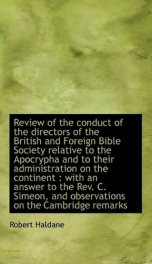 review of the conduct of the directors of the british and foreign bible society_cover